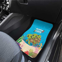 Ohana Hawaii Car Mats Kawaii Family Turtle LT05 - Polynesian Pride