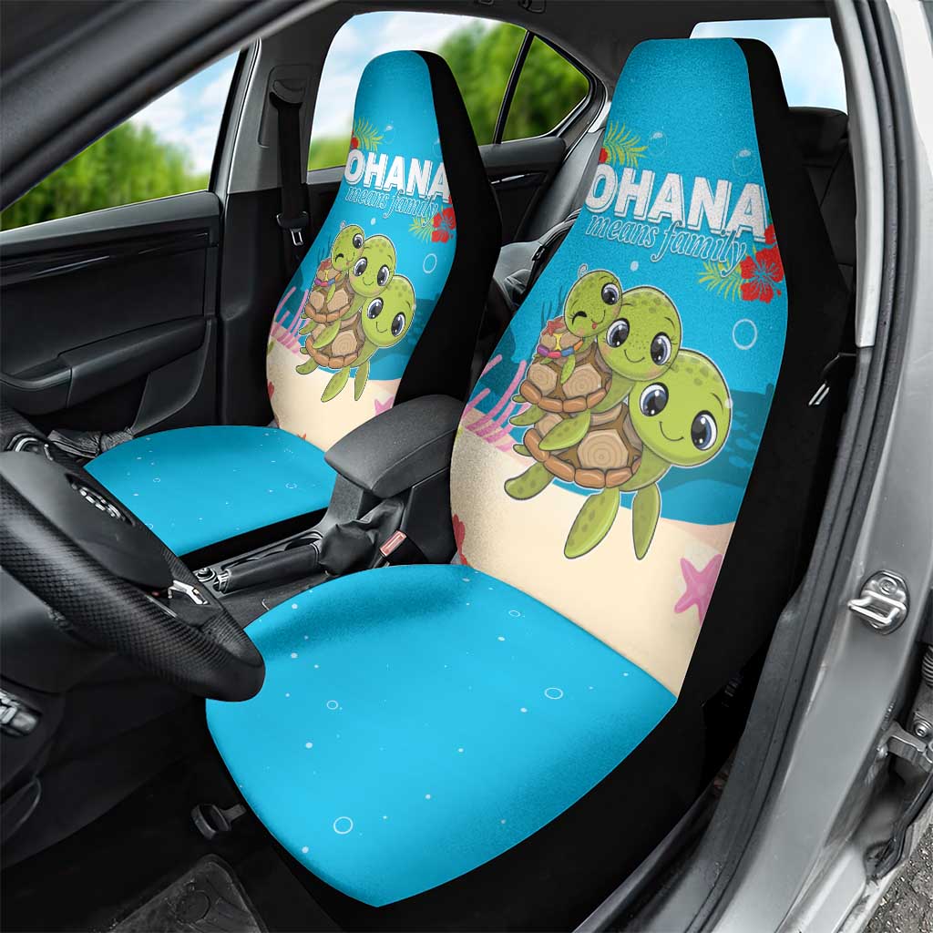 Ohana Hawaii Car Seat Cover Kawaii Family Turtle LT05 - Polynesian Pride