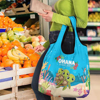 Ohana Hawaii Grocery Bag Kawaii Family Turtle LT05 - Polynesian Pride