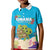 Ohana Hawaii Kid Polo Shirt Kawaii Family Turtle