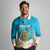 Ohana Hawaii Long Sleeve Polo Shirt Kawaii Family Turtle