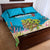 Ohana Hawaii Quilt Bed Set Kawaii Family Turtle