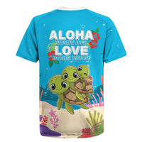 Ohana Hawaii Rugby Jersey Kawaii Family Turtle LT05 - Polynesian Pride