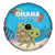 Ohana Hawaii Spare Tire Cover Kawaii Family Turtle