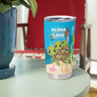 Ohana Hawaii Tumbler Cup Kawaii Family Turtle LT05 - Polynesian Pride