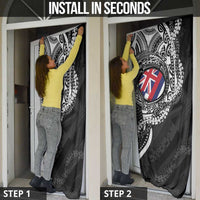 Hawaii King Flag Door Cover Hawaiian Maile Lei LT05 - Polynesian Pride