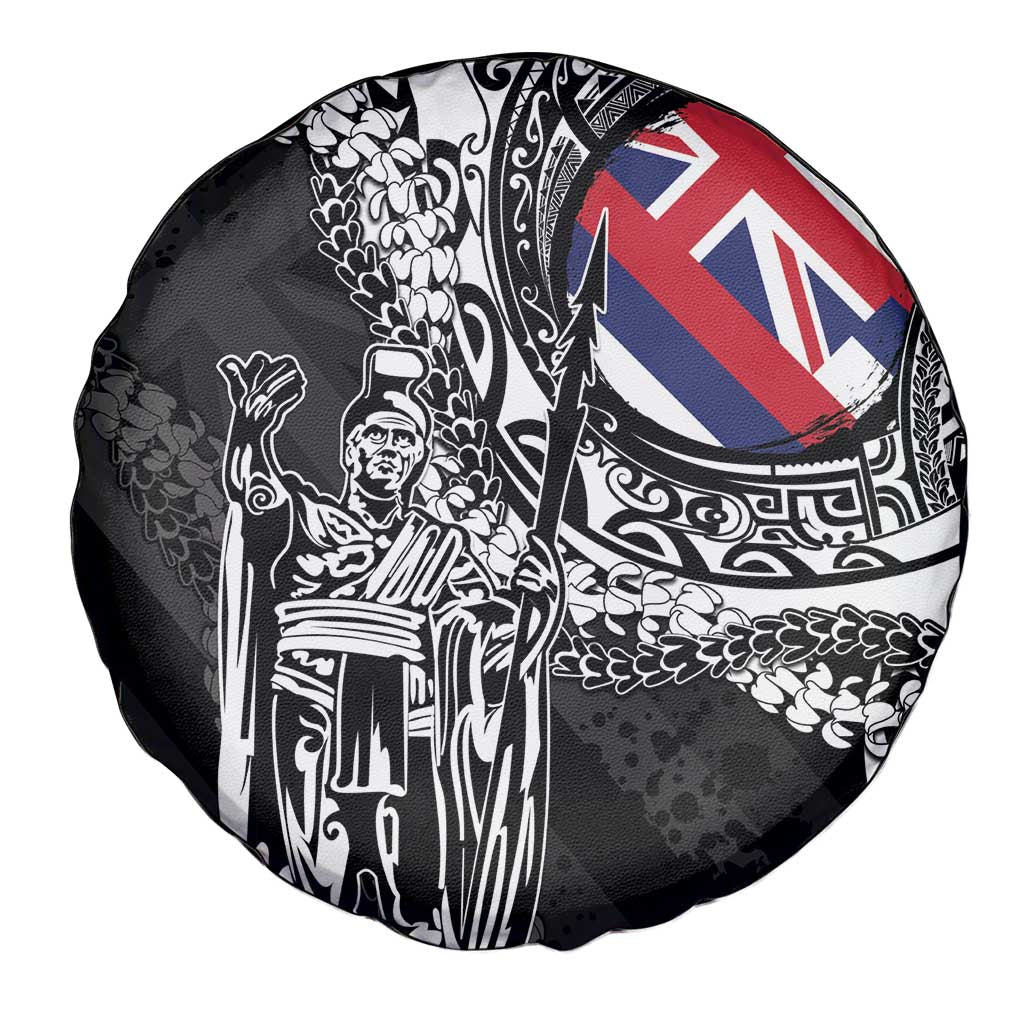 Hawaii King Flag Spare Tire Cover Hawaiian Maile Lei LT05 - Polynesian Pride