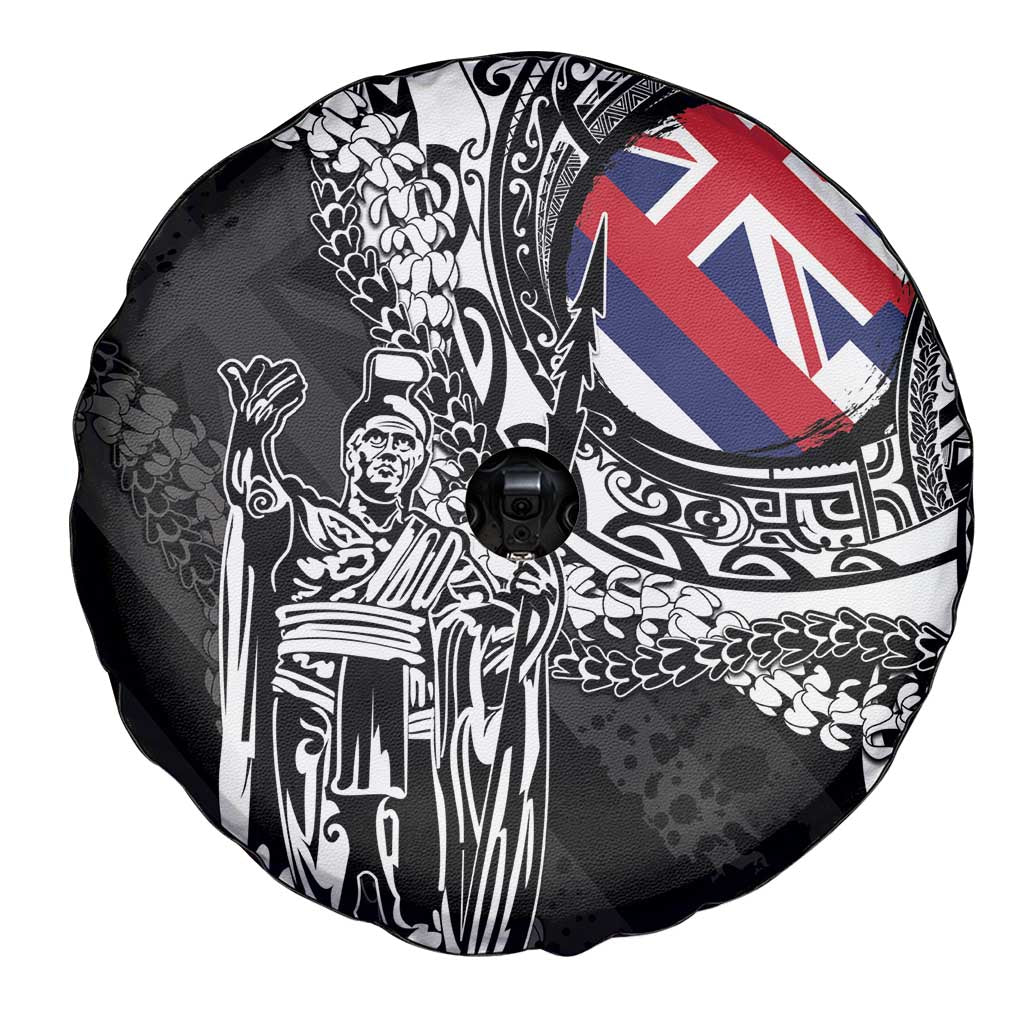 Hawaii King Flag Spare Tire Cover Hawaiian Maile Lei LT05 - Polynesian Pride