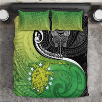 New Zealand Cook Islands Bedding Set Maori Tiki With Circle Stars Turtle LT05 Multicolor - Polynesian Pride