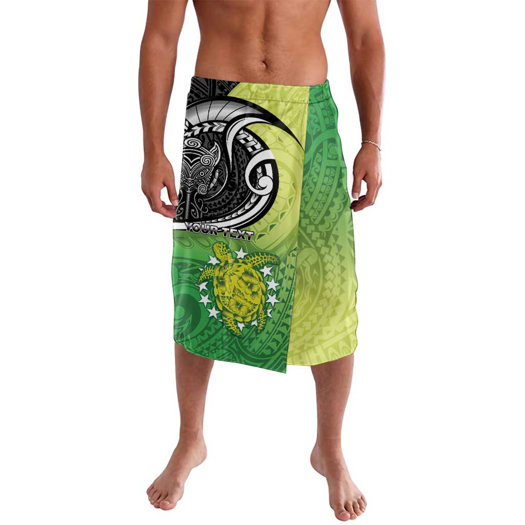 Personalised New Zealand Cook Islands Lavalava Maori Tiki With Circle Stars Turtle LT05 Multicolor - Polynesian Pride