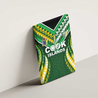 Cook Islands Rugby Canvas Wall Art Unique Style Green Version LT05 - Polynesian Pride