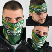 Cook Islands Rugby Neck Gaiter Unique Style Green Version LT05 - Polynesian Pride