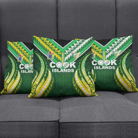 Cook Islands Rugby Pillow Cover Unique Style Green Version LT05 - Polynesian Pride