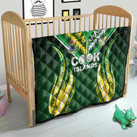 Cook Islands Rugby Quilt Unique Style Green Version LT05 - Polynesian Pride