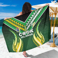 Cook Islands Rugby Sarong Unique Style Green Version LT05 One Size 44 x 66 inches Green - Polynesian Pride