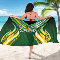 Cook Islands Rugby Sarong Unique Style Green Version LT05 - Polynesian Pride