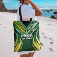 Cook Islands Rugby Tote Bag Unique Style Green Version LT05 - Polynesian Pride