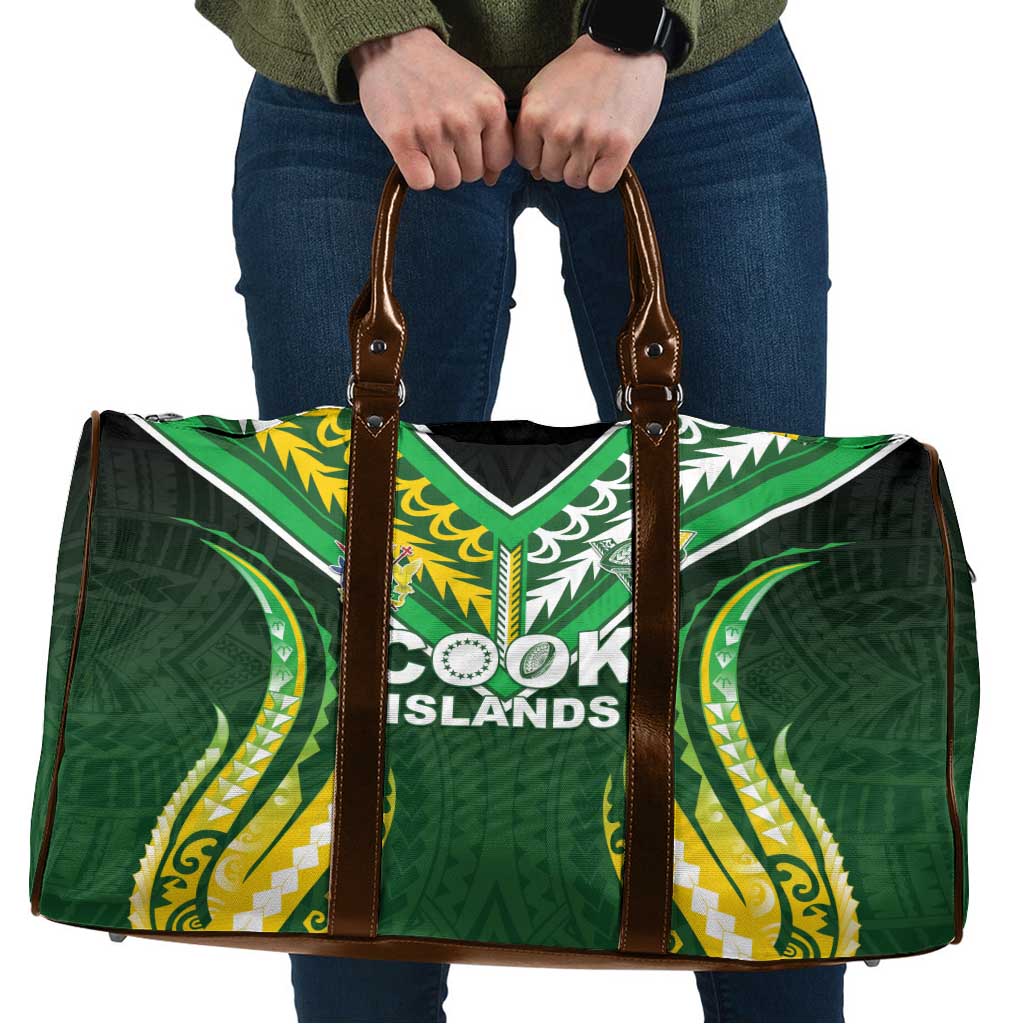 Cook Islands Rugby Travel Bag Unique Style Green Version LT05 Green - Polynesian Pride