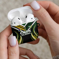 Cook Islands Rugby AirPods Case Unique Style Black Version LT05 - Polynesian Pride
