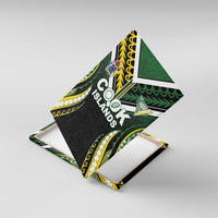 Cook Islands Rugby Canvas Wall Art Unique Style Black Version LT05 With Frame Black - Polynesian Pride