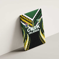 Cook Islands Rugby Canvas Wall Art Unique Style Black Version LT05 - Polynesian Pride