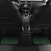 Custom Cook Islands Rugby Car Mats Unique Style Black Version LT05 Set 2pcs - Back Black - Polynesian Pride