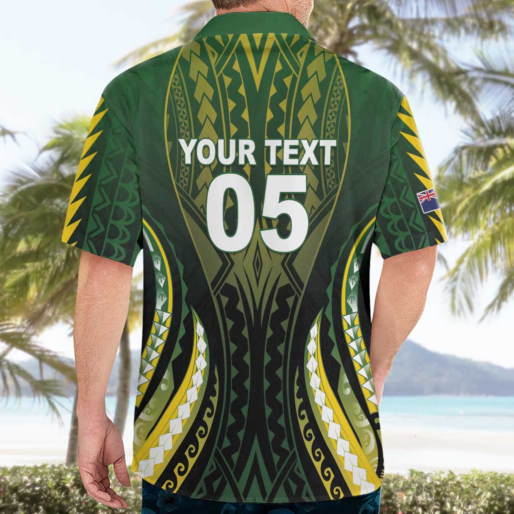 Custom Cook Islands Rugby Hawaiian Shirt Unique Style Black Version LT05 - Polynesian Pride