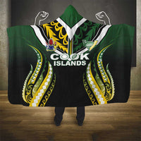Cook Islands Rugby Hooded Blanket Unique Style Black Version LT05 - Polynesian Pride