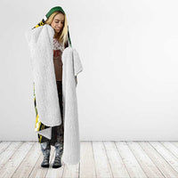 Cook Islands Rugby Hooded Blanket Unique Style Black Version LT05 - Polynesian Pride
