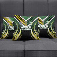Cook Islands Rugby Pillow Cover Unique Style Black Version LT05 - Polynesian Pride