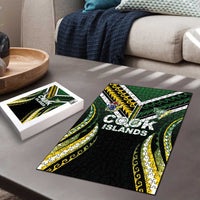Cook Islands Rugby Puzzle Unique Style Black Version LT05 - Polynesian Pride