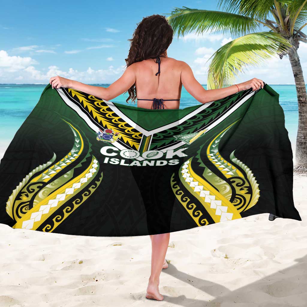 Cook Islands Rugby Sarong Unique Style Black Version LT05 - Polynesian Pride