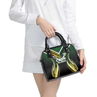 Cook Islands Rugby Shoulder Handbag Unique Style Black Version LT05 - Polynesian Pride