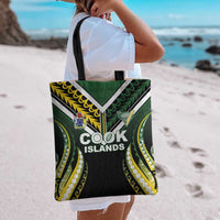 Cook Islands Rugby Tote Bag Unique Style Black Version LT05 - Polynesian Pride