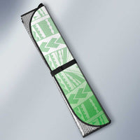 Cook Islands Rugby Auto Sun Shade Unique Style White Version LT05 - Polynesian Pride