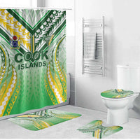 Cook Islands Rugby Bathroom Set Unique Style White Version LT05 Bathroom Set (4 pcs) White - Polynesian Pride