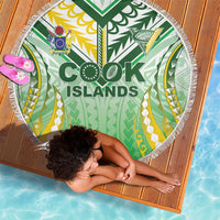Cook Islands Rugby Beach Blanket Unique Style White Version LT05 - Polynesian Pride