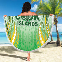 Cook Islands Rugby Beach Blanket Unique Style White Version LT05 - Polynesian Pride