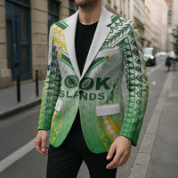 Custom Cook Islands Rugby Blazer Unique Style White Version LT05 - Polynesian Pride