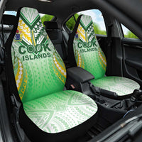 Cook Islands Rugby Car Seat Cover Unique Style White Version LT05 One Size White - Polynesian Pride