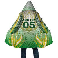 Custom Cook Islands Rugby Cloak Unique Style White Version LT05 Unisex White - Polynesian Pride