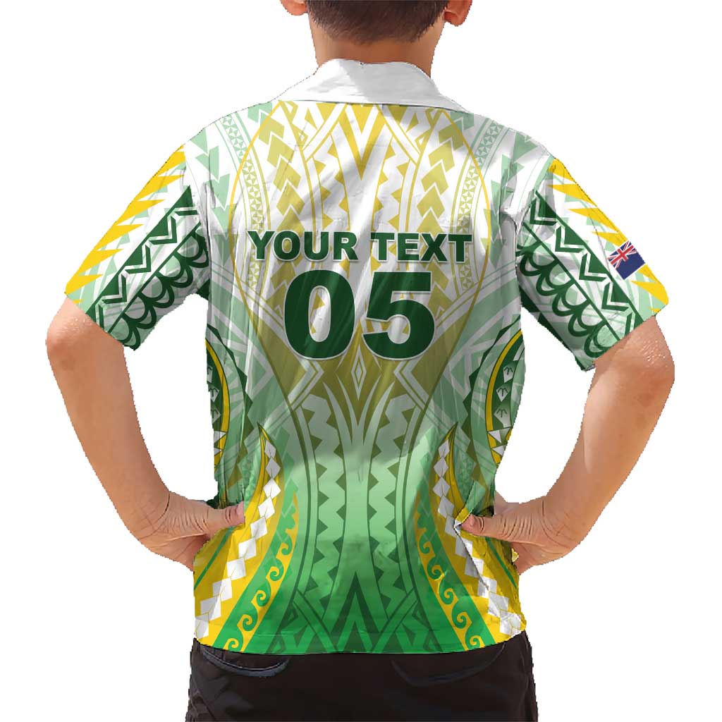 Custom Cook Islands Rugby Hawaiian Shirt Unique Style White Version LT05 - Polynesian Pride