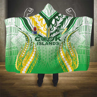 Cook Islands Rugby Hooded Blanket Unique Style White Version LT05 - Polynesian Pride