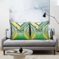 Cook Islands Rugby Pillow Cover Unique Style White Version LT05 - Polynesian Pride