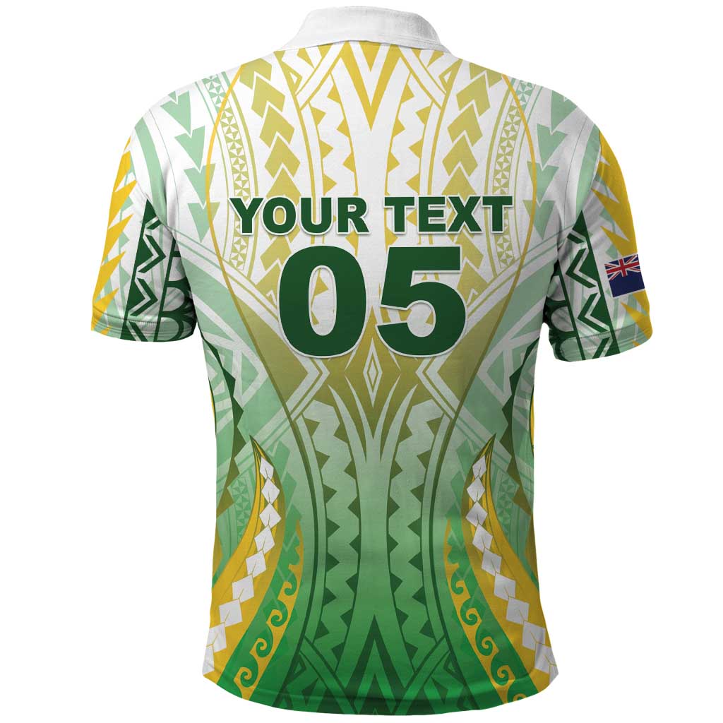Custom Cook Islands Rugby Polo Shirt Unique Style White Version LT05 - Polynesian Pride