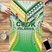 Cook Islands Rugby Puzzle Unique Style White Version LT05 White - Polynesian Pride