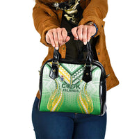 Cook Islands Rugby Shoulder Handbag Unique Style White Version LT05 One Size White - Polynesian Pride