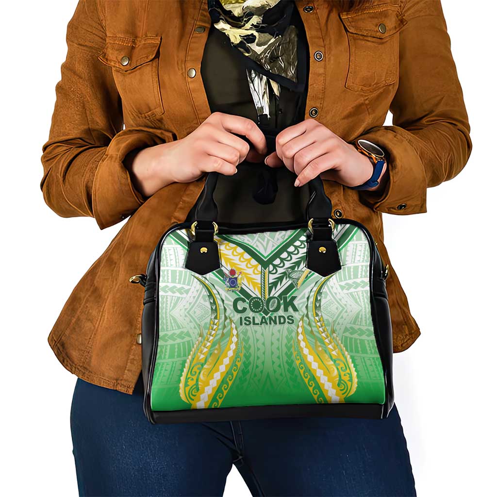 Cook Islands Rugby Shoulder Handbag Unique Style White Version LT05 - Polynesian Pride
