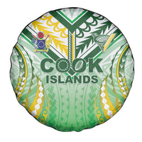 Cook Islands Rugby Spare Tire Cover Unique Style White Version LT05 - Polynesian Pride