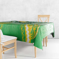 Cook Islands Rugby Tablecloth Unique Style White Version LT05 - Polynesian Pride